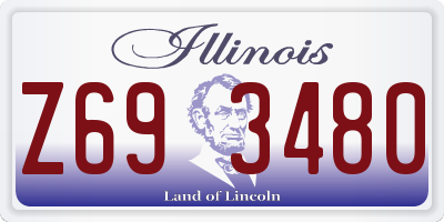 IL license plate Z693480