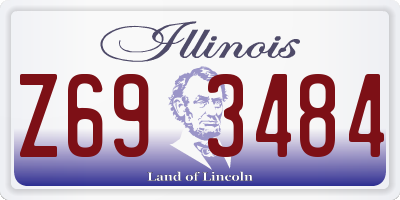 IL license plate Z693484
