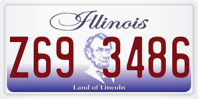 IL license plate Z693486