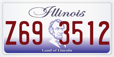 IL license plate Z693512