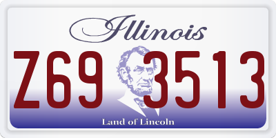 IL license plate Z693513