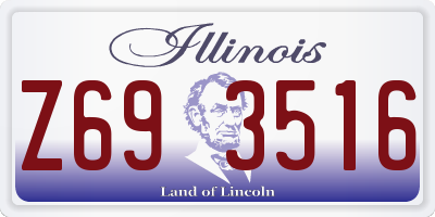 IL license plate Z693516