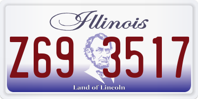 IL license plate Z693517