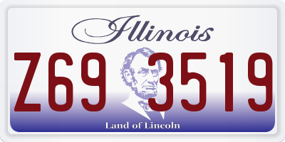 IL license plate Z693519