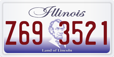 IL license plate Z693521