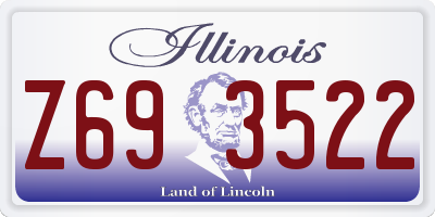 IL license plate Z693522