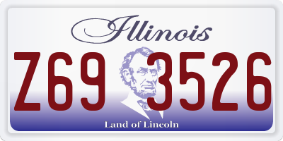 IL license plate Z693526
