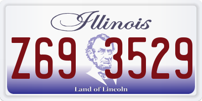 IL license plate Z693529