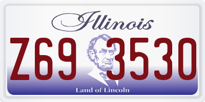 IL license plate Z693530