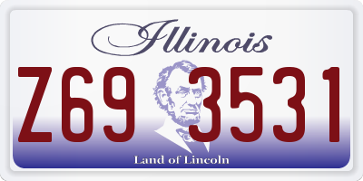 IL license plate Z693531