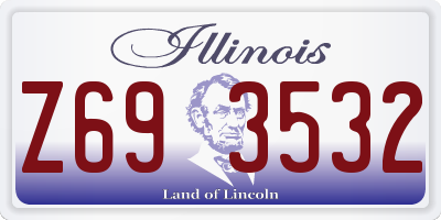 IL license plate Z693532