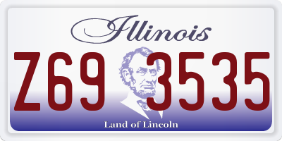 IL license plate Z693535