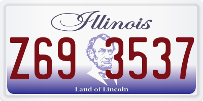 IL license plate Z693537