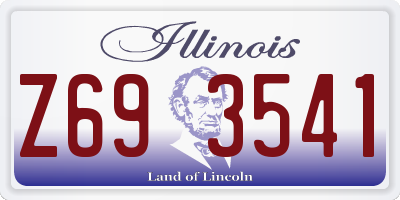 IL license plate Z693541