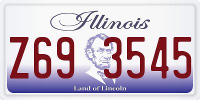 IL license plate Z693545