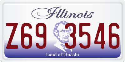 IL license plate Z693546