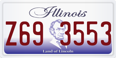 IL license plate Z693553