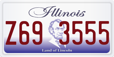 IL license plate Z693555