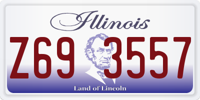 IL license plate Z693557
