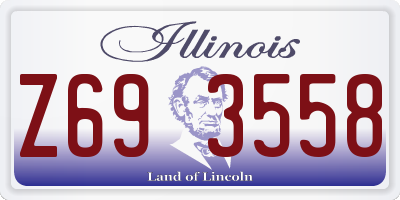 IL license plate Z693558