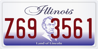 IL license plate Z693561