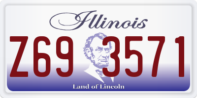 IL license plate Z693571