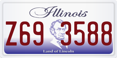 IL license plate Z693588