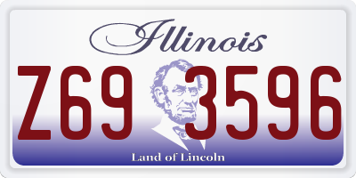 IL license plate Z693596