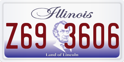 IL license plate Z693606