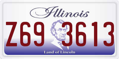 IL license plate Z693613