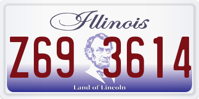 IL license plate Z693614