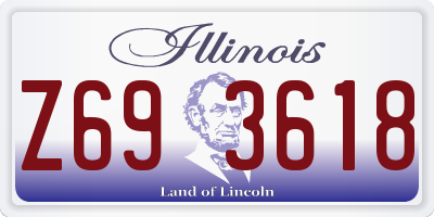 IL license plate Z693618