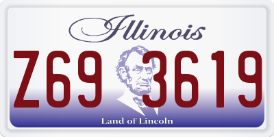 IL license plate Z693619