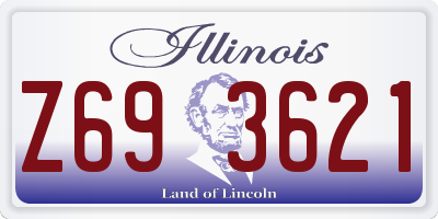 IL license plate Z693621
