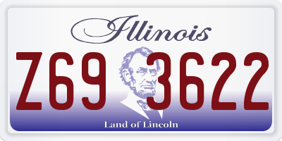 IL license plate Z693622