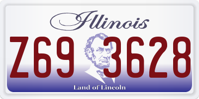 IL license plate Z693628
