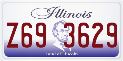IL license plate Z693629