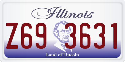 IL license plate Z693631
