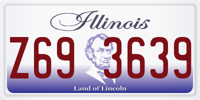 IL license plate Z693639