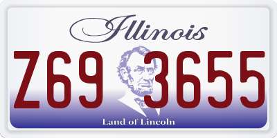 IL license plate Z693655