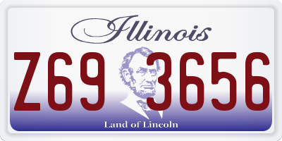 IL license plate Z693656