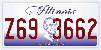 IL license plate Z693662
