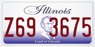 IL license plate Z693675
