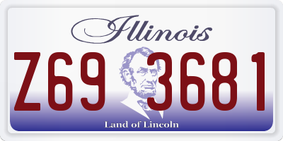 IL license plate Z693681