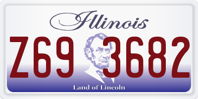 IL license plate Z693682