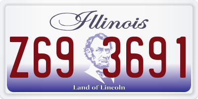 IL license plate Z693691