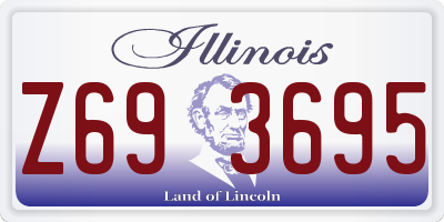 IL license plate Z693695