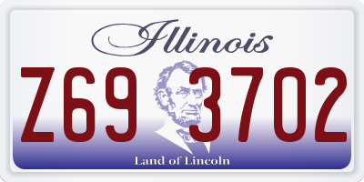 IL license plate Z693702