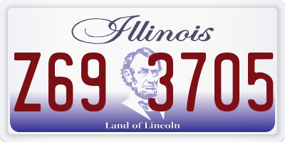 IL license plate Z693705