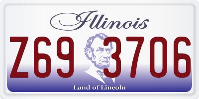IL license plate Z693706